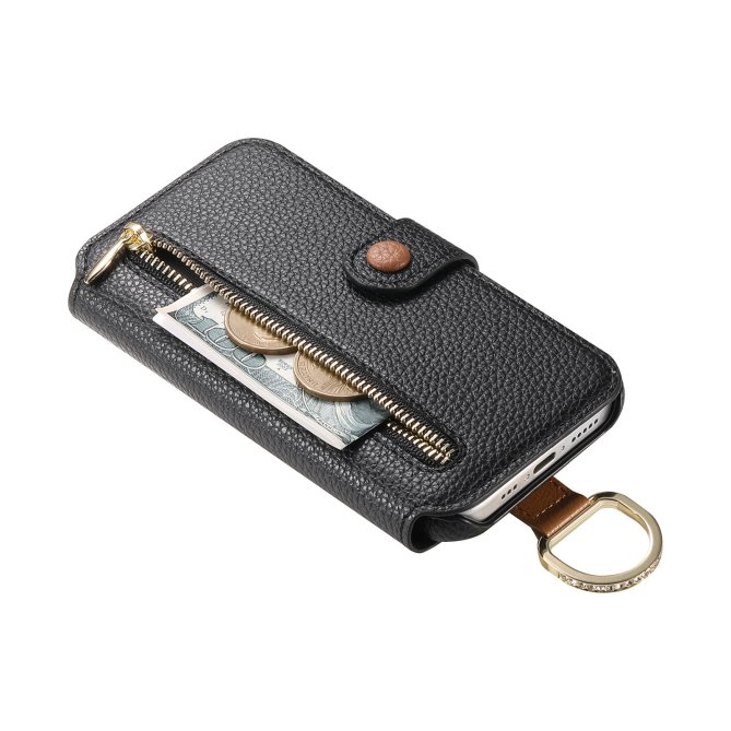 Housse Samsung Galaxy A27 RFID zippée wallet PU premium