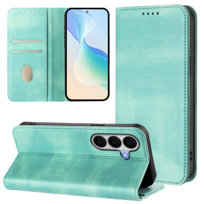 Housse Samsung Galaxy A27 RFID texture rétro wallet