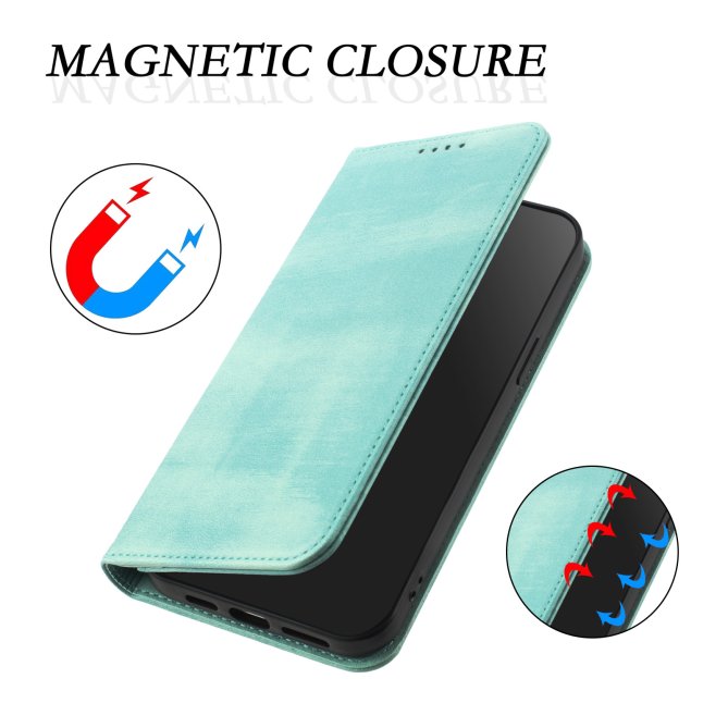 Housse Samsung Galaxy A27 RFID texture rétro wallet