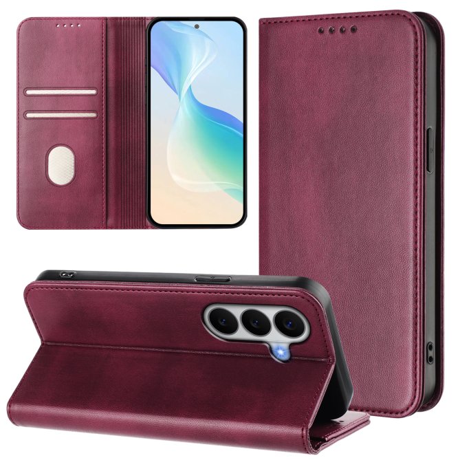 Housse Samsung Galaxy A27 RFID texture rétro wallet