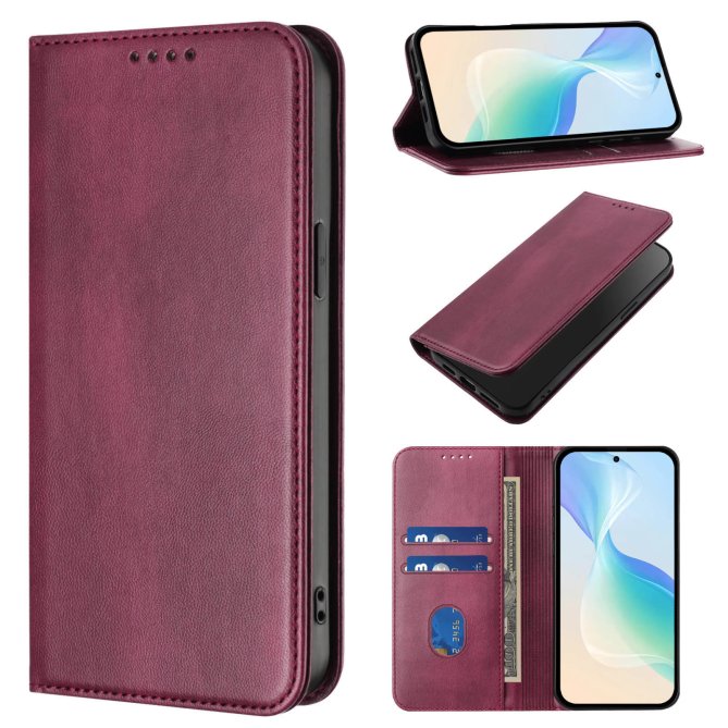 Housse Samsung Galaxy A27 RFID texture rétro wallet
