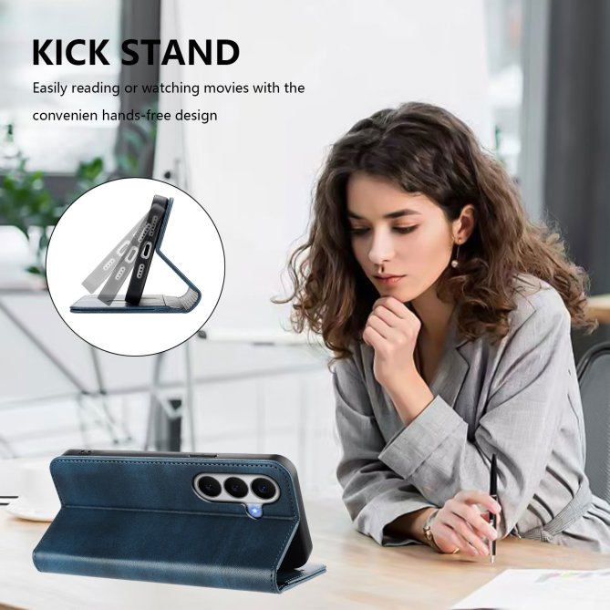 Housse Samsung Galaxy A27 RFID texture rétro wallet