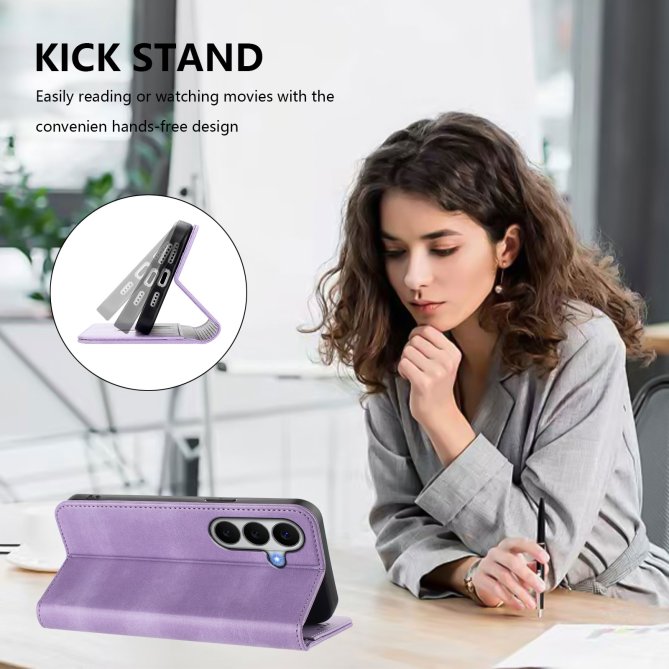 Housse Samsung Galaxy A27 RFID texture rétro wallet