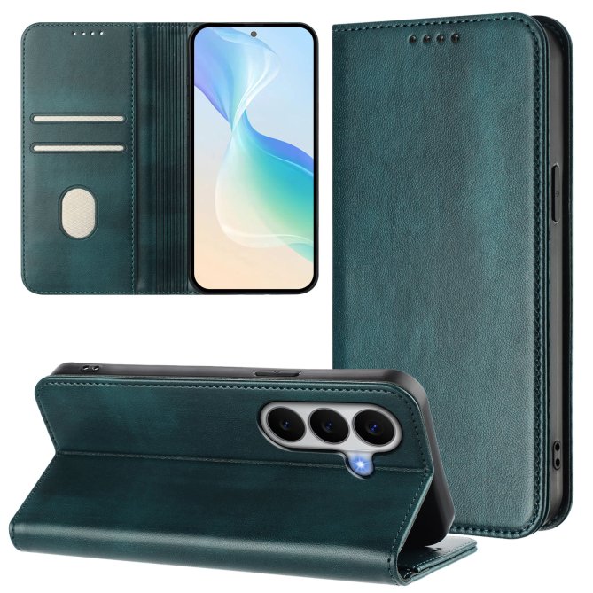 Housse Samsung Galaxy A27 RFID texture rétro wallet
