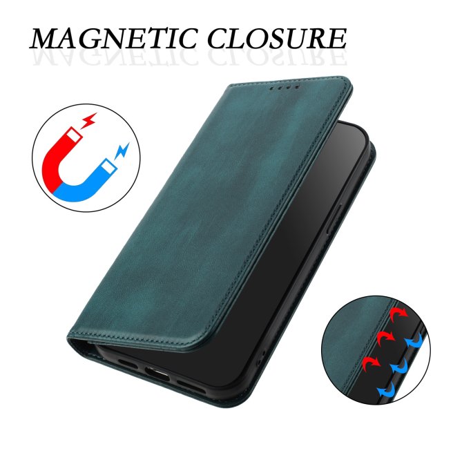 Housse Samsung Galaxy A27 RFID texture rétro wallet