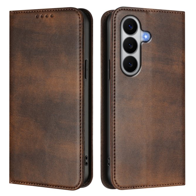 Housse Samsung Galaxy A27 RFID texture rétro wallet