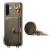 Housse Samsung Galaxy A27 longue sangle miroir béquille zippée