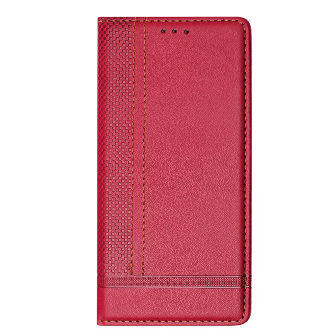 Coque Samsung Galaxy A27 cuir grille L béquille porte-cartes