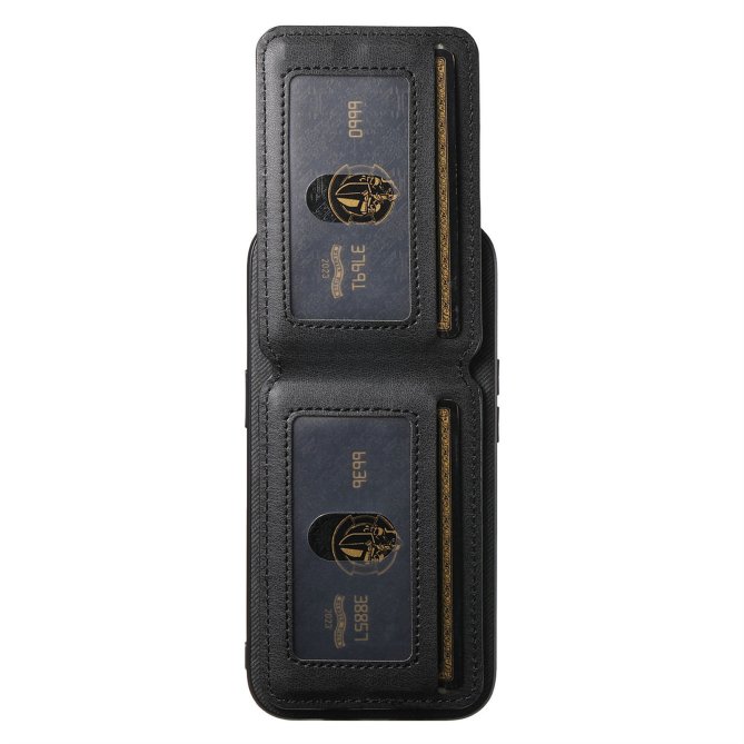 Coque Samsung Galaxy A27 tissu RFID PC TPU porte-cartes