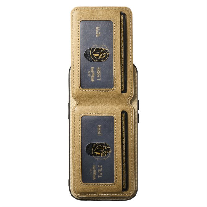 Coque Samsung Galaxy A27 tissu RFID PC TPU porte-cartes