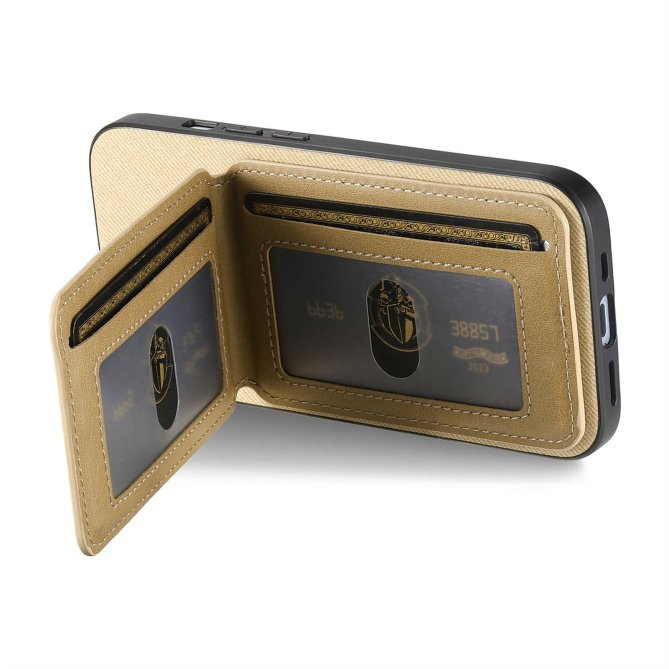 Coque Samsung Galaxy A27 tissu RFID PC TPU porte-cartes