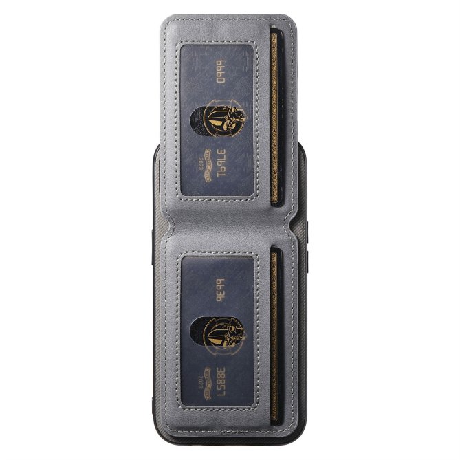 Coque Samsung Galaxy A27 tissu RFID PC TPU porte-cartes