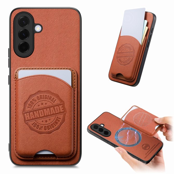 Coque Samsung Galaxy A27 twill PC TPU porte-cartes magnétique amovible