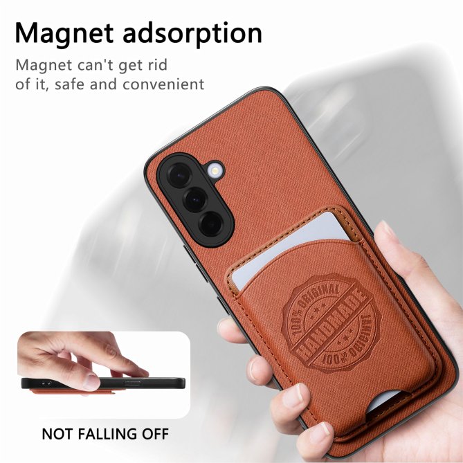 Coque Samsung Galaxy A27 twill PC TPU porte-cartes magnétique amovible