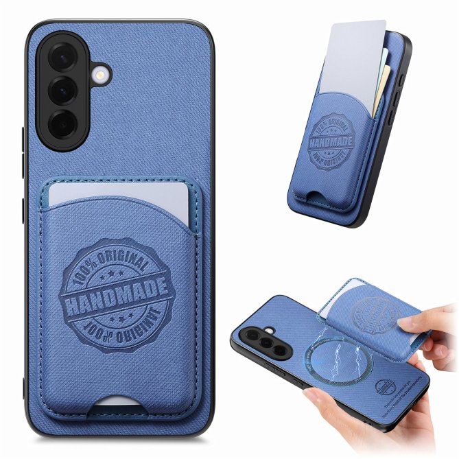 Coque Samsung Galaxy A27 twill PC TPU porte-cartes magnétique amovible