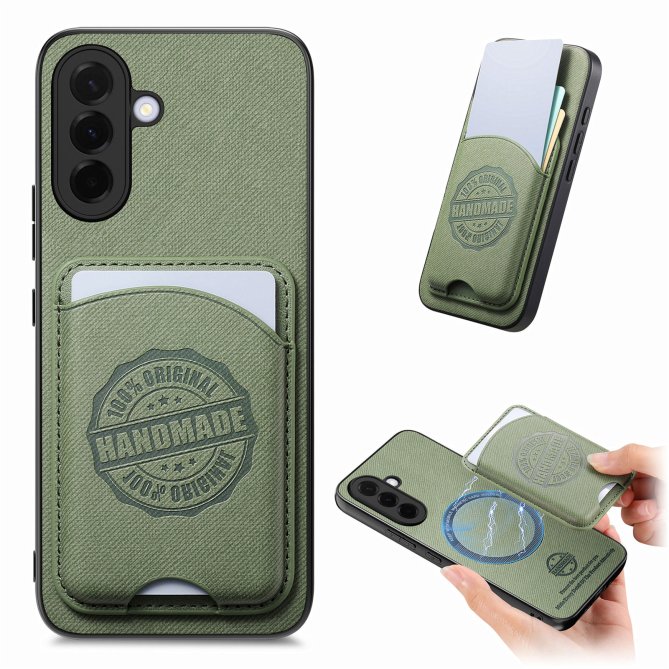 Coque Samsung Galaxy A27 twill PC TPU porte-cartes magnétique amovible