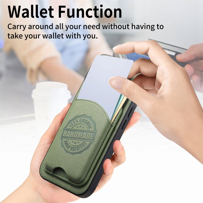 Coque Samsung Galaxy A27 twill PC TPU porte-cartes magnétique amovible