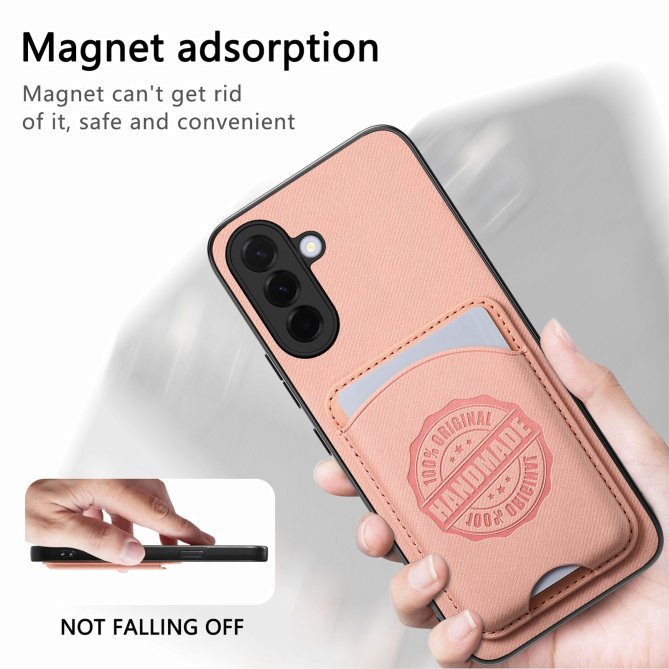 Coque Samsung Galaxy A27 twill PC TPU porte-cartes magnétique amovible