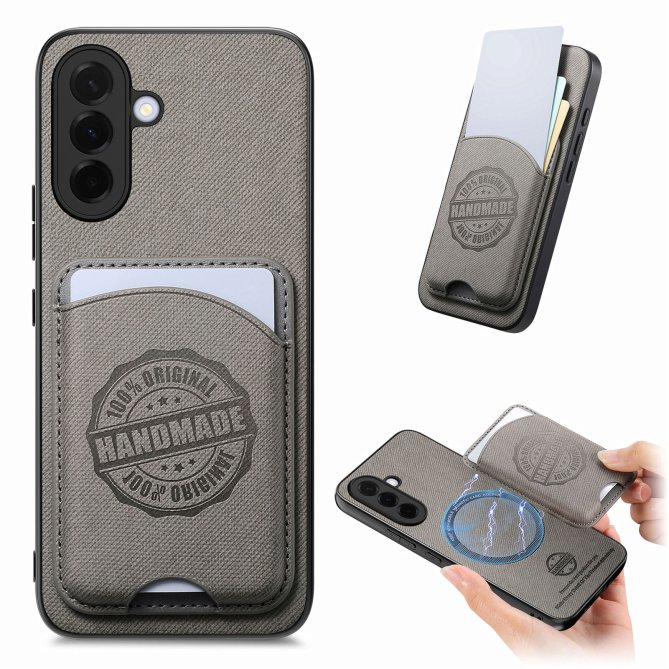 Coque Samsung Galaxy A27 twill PC TPU porte-cartes magnétique amovible
