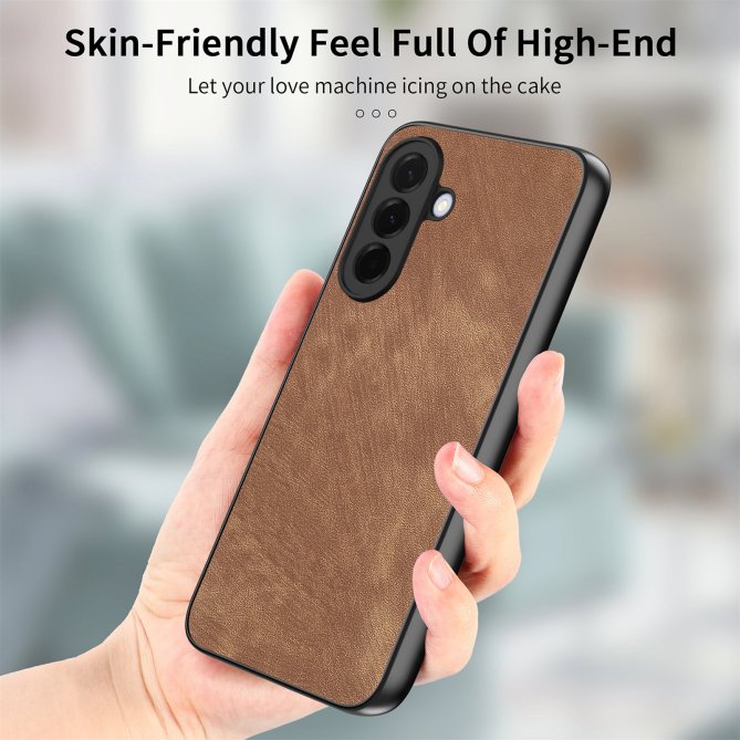 Coque Samsung Galaxy A27 slim rétro cuir anti-choc