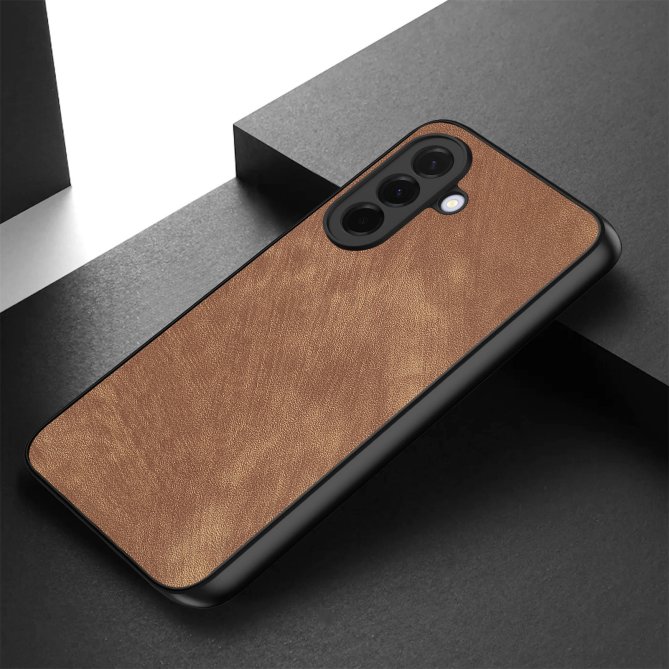 Coque Samsung Galaxy A27 slim rétro cuir anti-choc