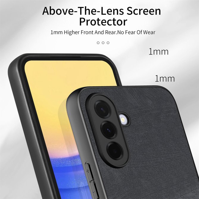 Coque Samsung Galaxy A27 slim rétro cuir anti-choc