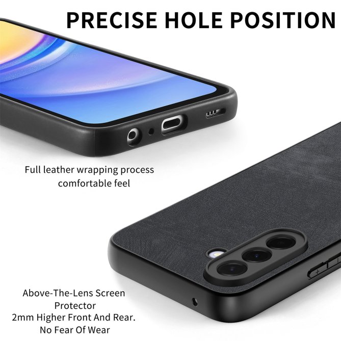 Coque Samsung Galaxy A27 slim rétro cuir anti-choc