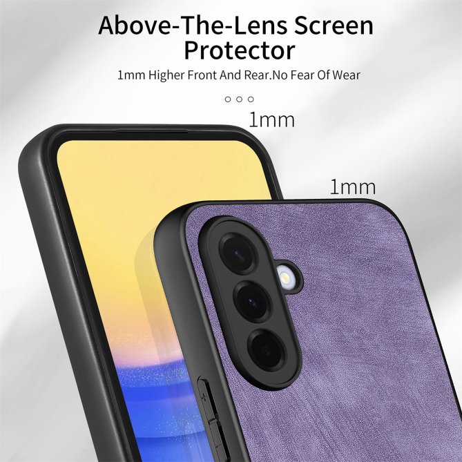 Coque Samsung Galaxy A27 slim rétro cuir anti-choc