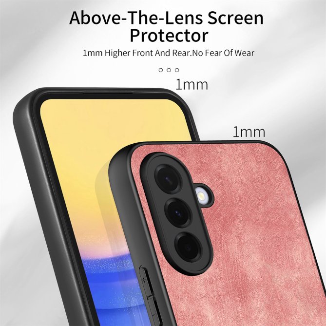 Coque Samsung Galaxy A27 slim rétro cuir anti-choc