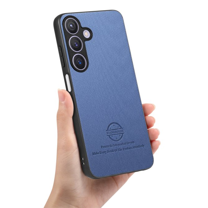 Coque Samsung Galaxy A27 texture tissu cuir slim