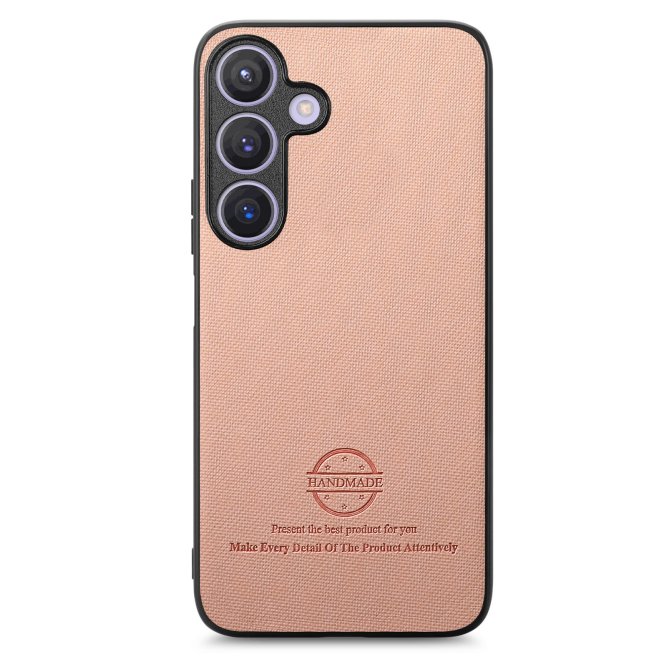 Coque Samsung Galaxy A27 texture tissu cuir slim