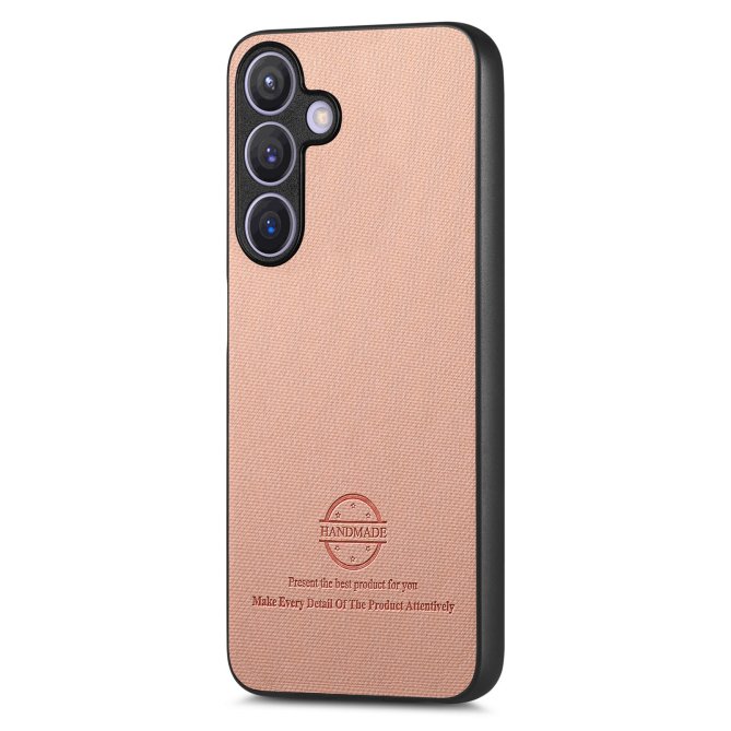 Coque Samsung Galaxy A27 texture tissu cuir slim