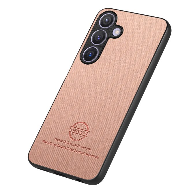 Coque Samsung Galaxy A27 texture tissu cuir slim