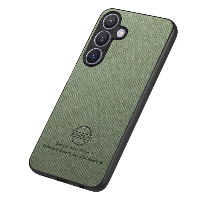 Coque Samsung Galaxy A27 texture tissu cuir slim