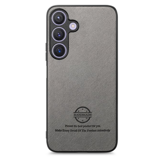 Coque Samsung Galaxy A27 texture tissu cuir slim