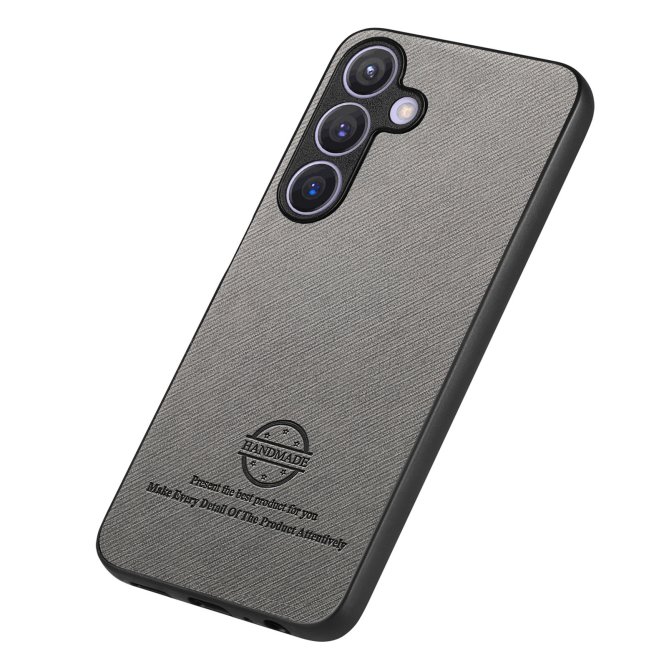 Coque Samsung Galaxy A27 texture tissu cuir slim