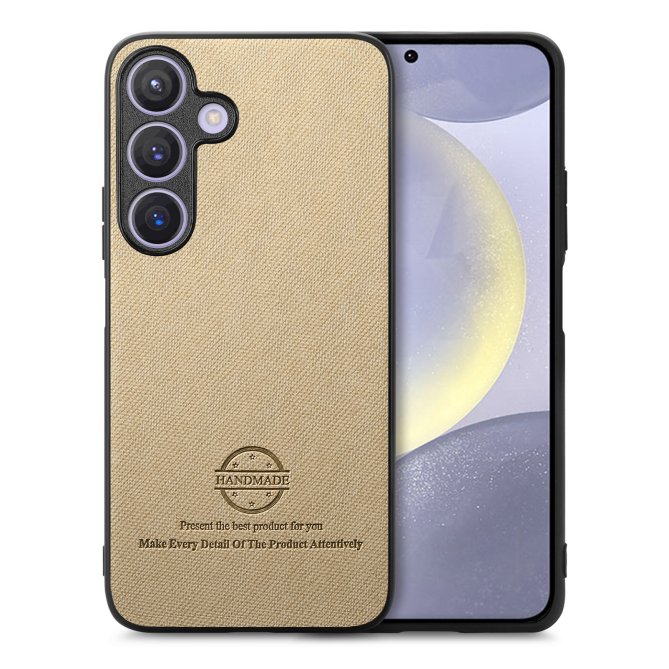 Coque Samsung Galaxy A27 texture tissu cuir slim