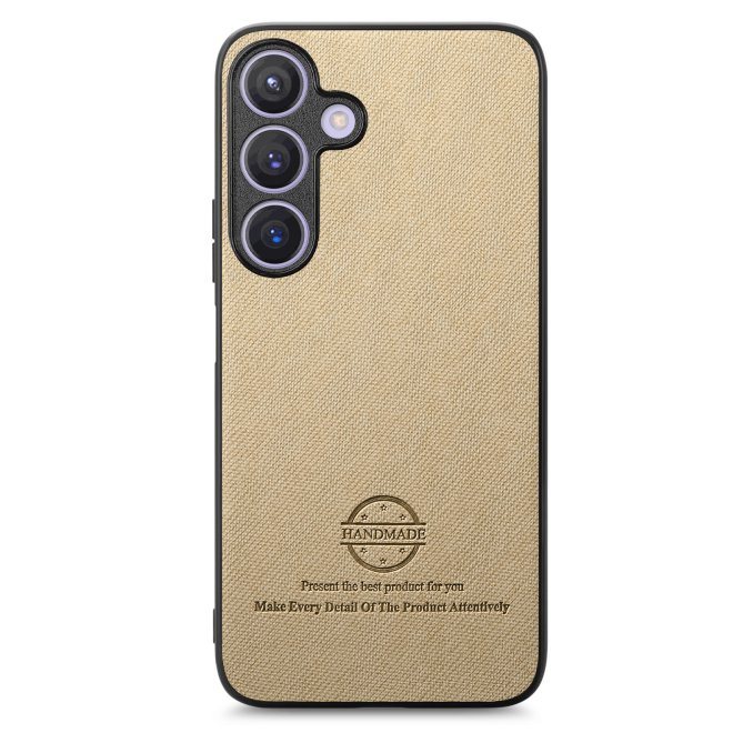 Coque Samsung Galaxy A27 texture tissu cuir slim