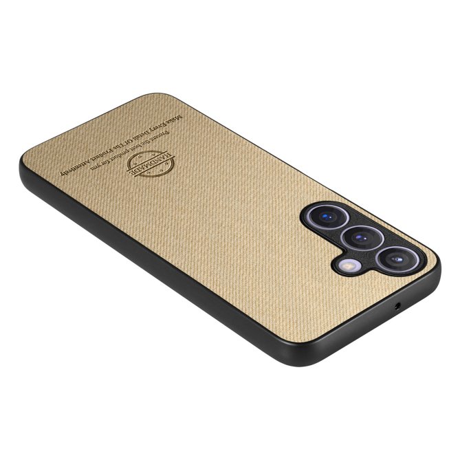 Coque Samsung Galaxy A27 texture tissu cuir slim