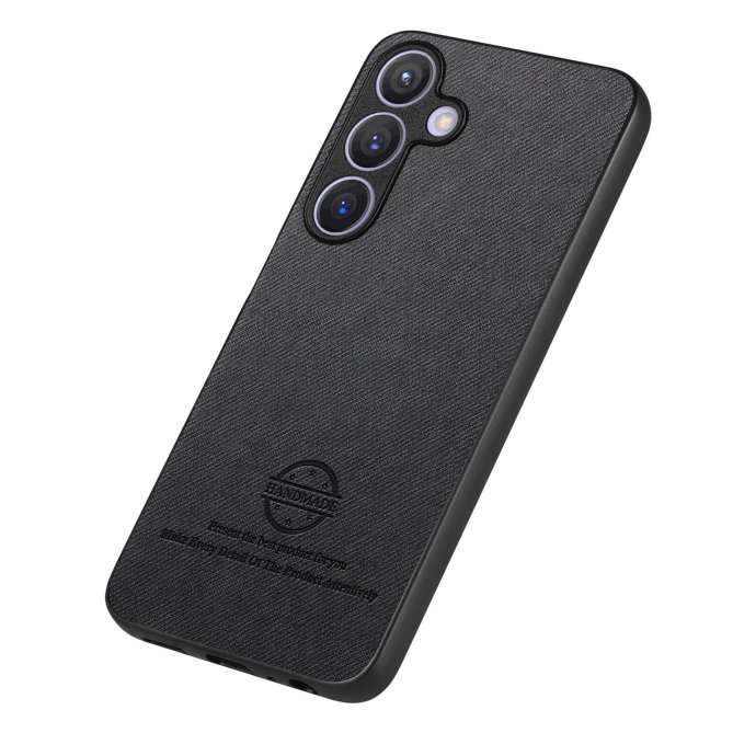 Coque Samsung Galaxy A27 texture tissu cuir slim