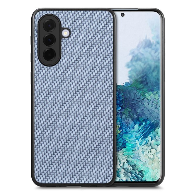 Coque Samsung Galaxy A27 fibre carbone PU PC TPU triple couche