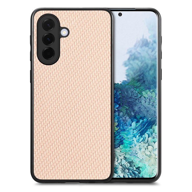 Coque Samsung Galaxy A27 fibre carbone PU PC TPU triple couche