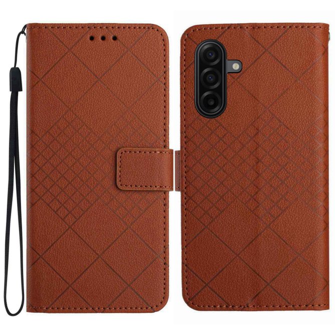 Housse Samsung Galaxy A27 wallet imprimé cuir PU folio