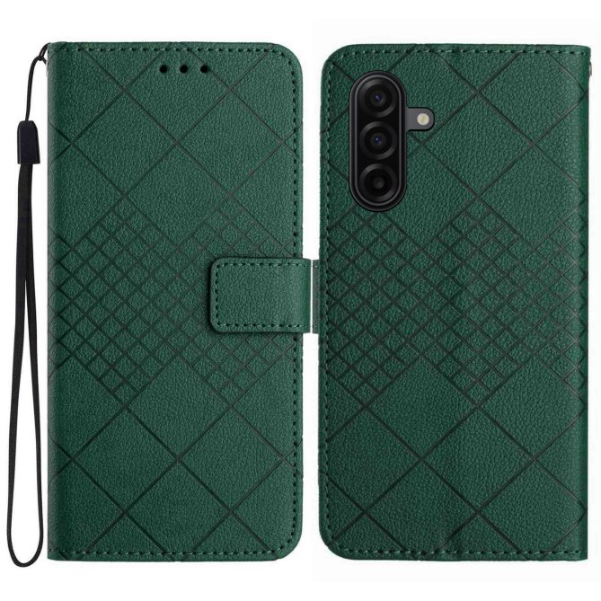 Housse Samsung Galaxy A27 wallet imprimé cuir PU folio