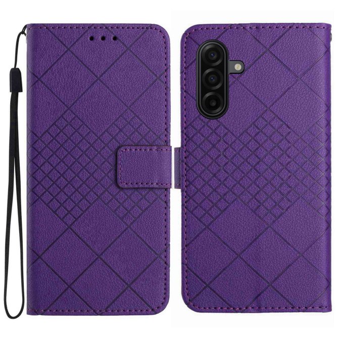 Housse Samsung Galaxy A27 wallet imprimé cuir PU folio