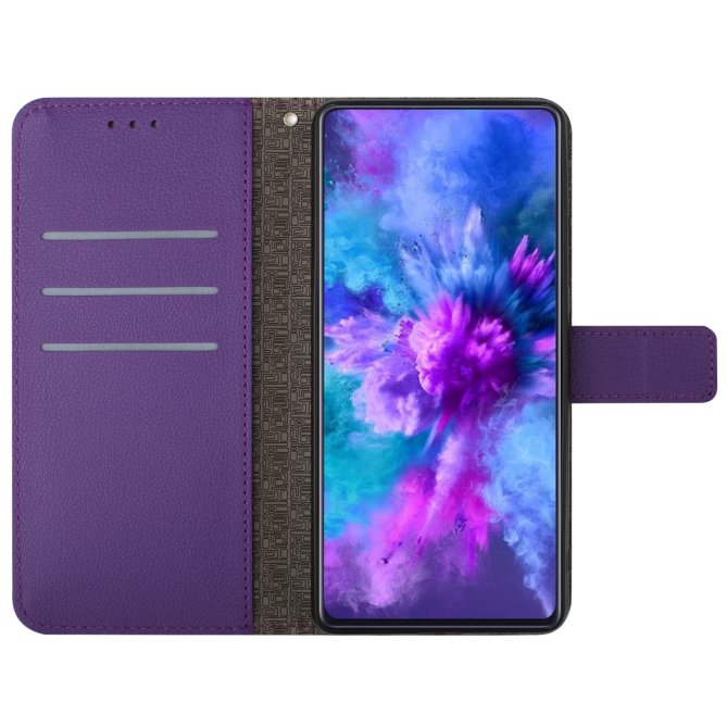 Housse Samsung Galaxy A27 wallet imprimé cuir PU folio