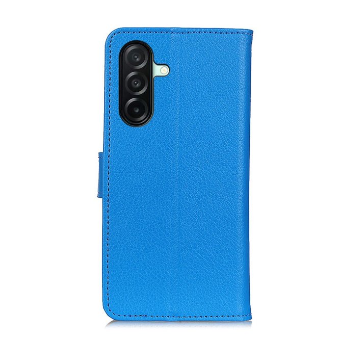 Housse Samsung Galaxy A27 wallet cuir PU grain litchi