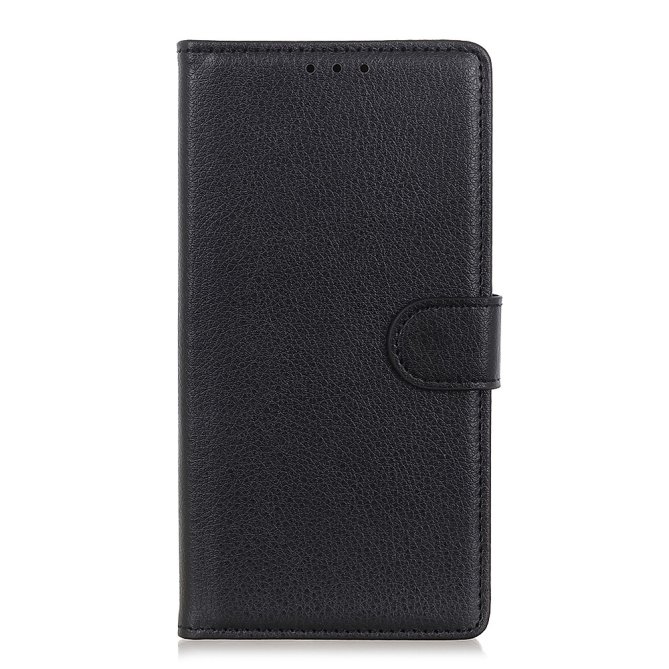 Housse Samsung Galaxy A27 wallet cuir PU grain litchi
