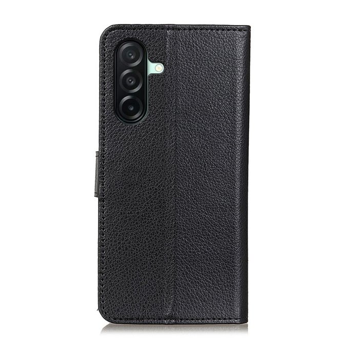 Housse Samsung Galaxy A27 wallet cuir PU grain litchi