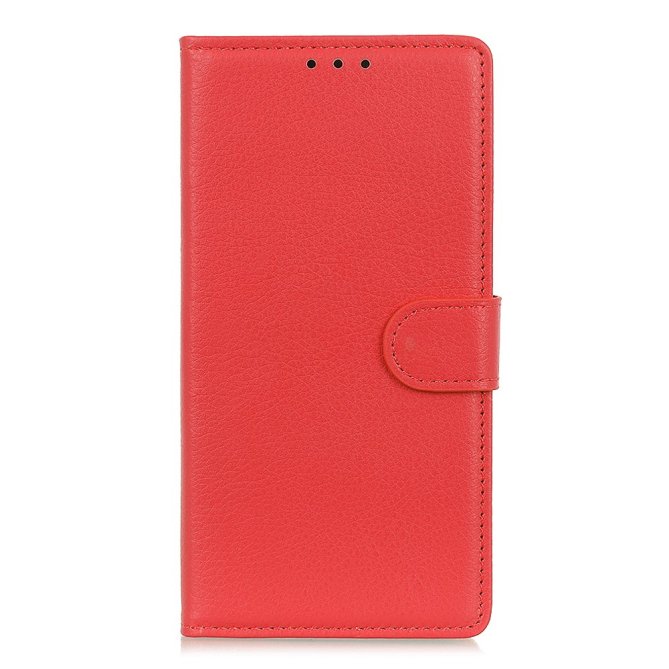 Housse Samsung Galaxy A27 wallet cuir PU grain litchi